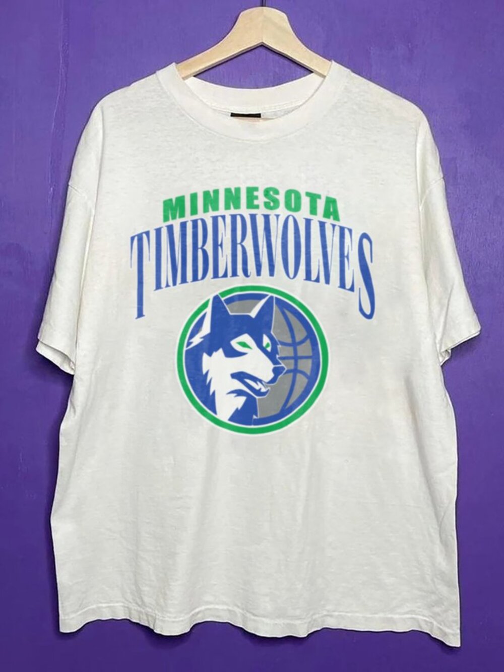 Vintage Minnesota Timberwolves Logo Basketball Unisex Shirt, Retro NBA Shirt Tee
